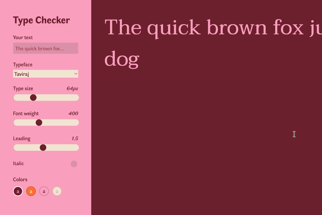 type checker — web design & development